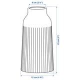 KAPKASTANJ vase, off-white, 23 cm (9") - IKEA