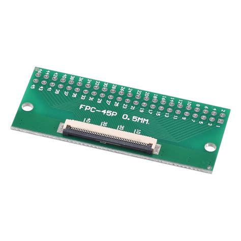 MECCANIXITY FPC FFC PCB Converter Board 45P 0.5mm on Socket Side, Back ...