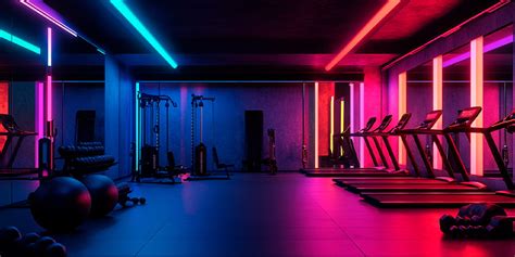 LED Lighting at the Gym 的图像结果