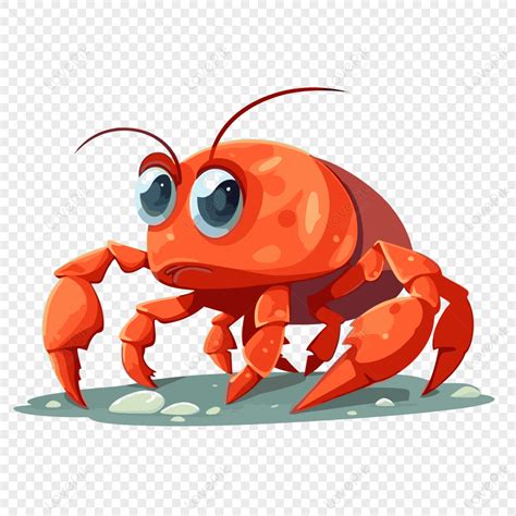 Lovepik- صورة EPS-380565443 id الرسومات بحث - صور Crawdad Clipart لطيف الكرتون الأحمر السلطعون ...