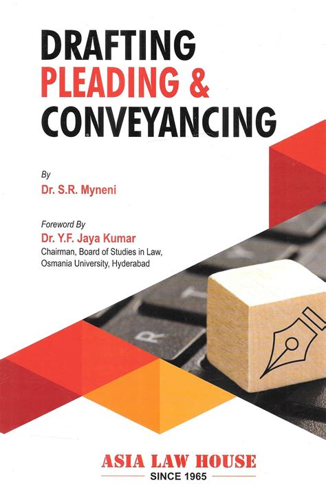 Drafting, Pleading and Conveyancing