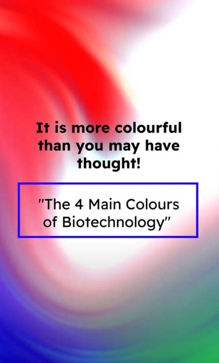 Different Colours of Biotechnology 的图像结果