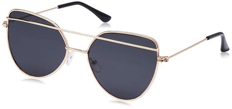 Buy Criba Gradient Butterfly Unisex Sunglasses - (double bar gold black ...