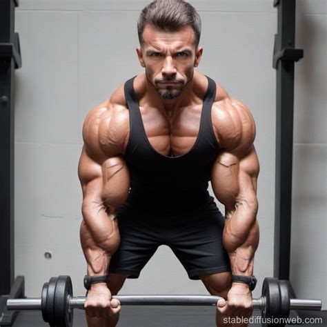front double biceps pose strong man Prompts | Stable Diffusion Online