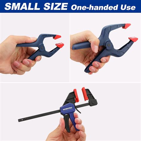 WORKPRO Clamp Set for Woodworking, 4 Pack 4-1/2 India | Ubuy