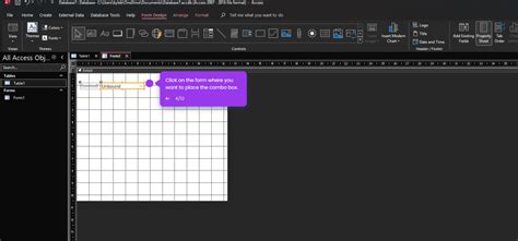 How to Add a Drop Down Box in Access 的图像结果