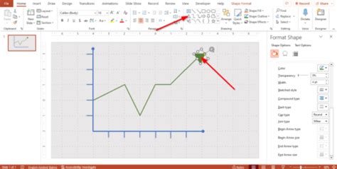 Image result for PowerPoint Animation Pin One Point of Line