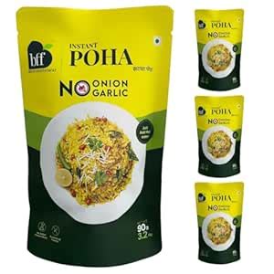 Instant Poha - Pack of 4 (90g Each) | Indian Breakfast Mix | Just Add ...