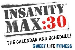 Insanity Max 30 Ab Maximizer Workout Calendar | EOUA Blog