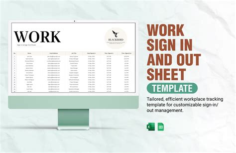 Restroom Sign in Sheet Template in Excel, Google Sheets - Download ...