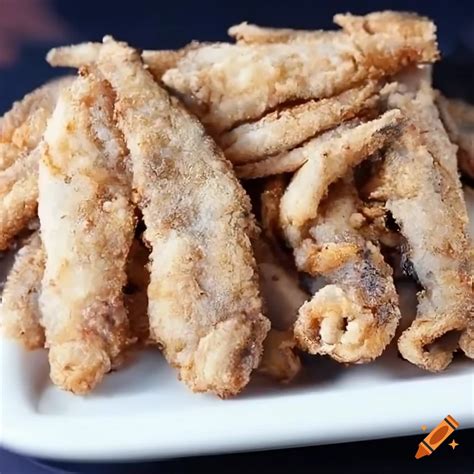 Fried whiting fish on Craiyon