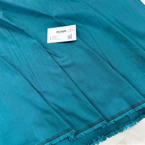 Firozi Plain Cotton Silk Fabric – Mohsin Textiles