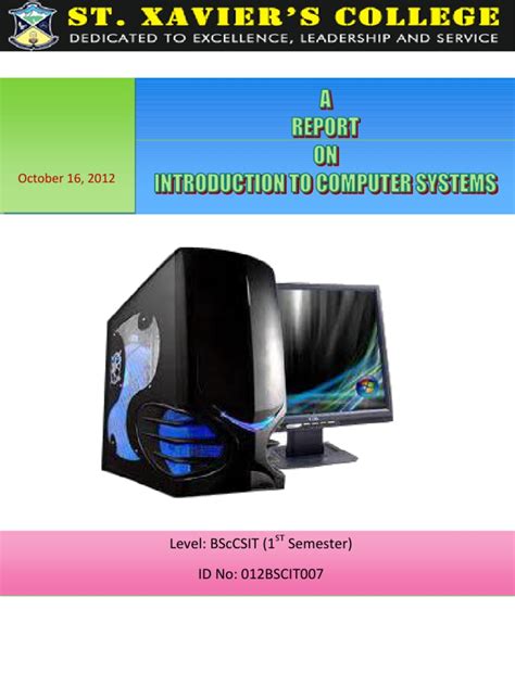 Image result for Introduction of Computing Background for Report