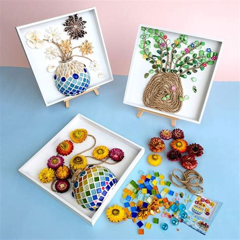 Набор для создания мозаики DIY, объемная декоративная картина, 20x20 см ...