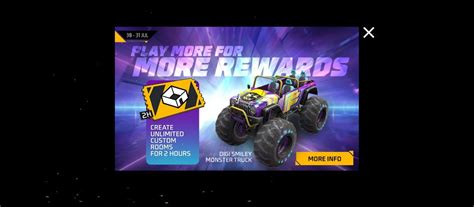 How to get free Monster Truck skin and Incubator vouchers in Free Fire ...