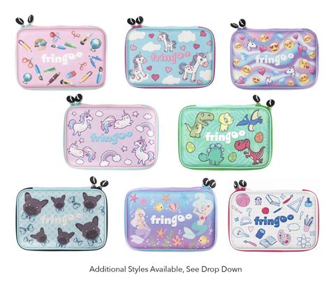 Fringoo - Kids Pencil Case - Pastel Emoji World Holo Design - Purple ...