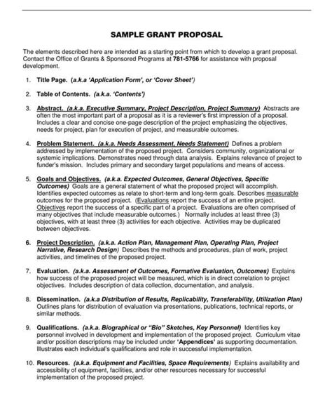 Image result for Grant Writing Example