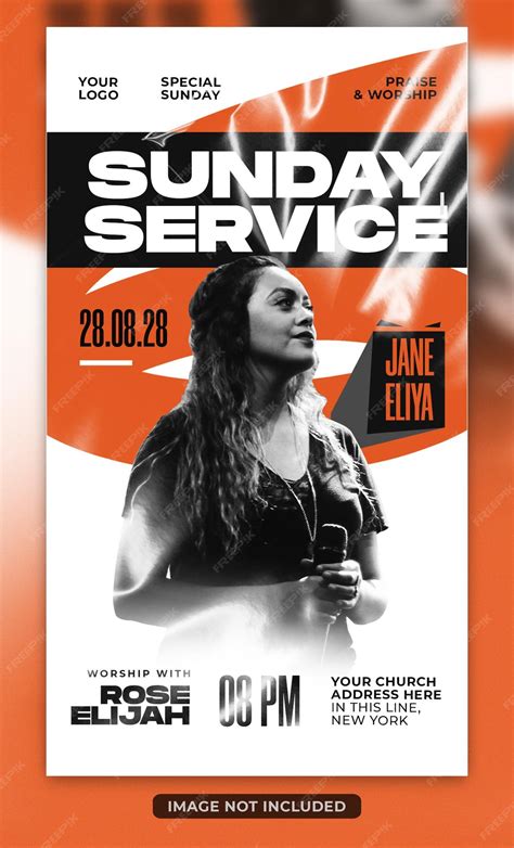 Church conference event social media post | Premium PSD