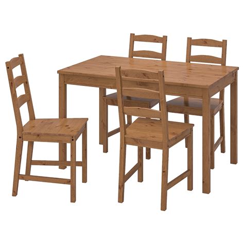 JOKKMOKK table and 4 chairs, antique stain - IKEA