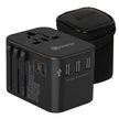 Destinio Type C Universal Travel Adapter with PD and 3 USB Ports, Blac ...