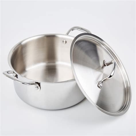 Buy Valeria Carin Stainless Steel Induction Casserole with Lid - 5.6L ...