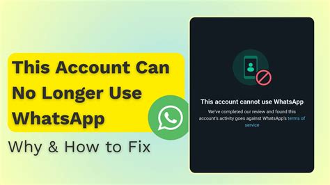 Fix This Account Can No Longer Use WhatsApp with 11 Ways