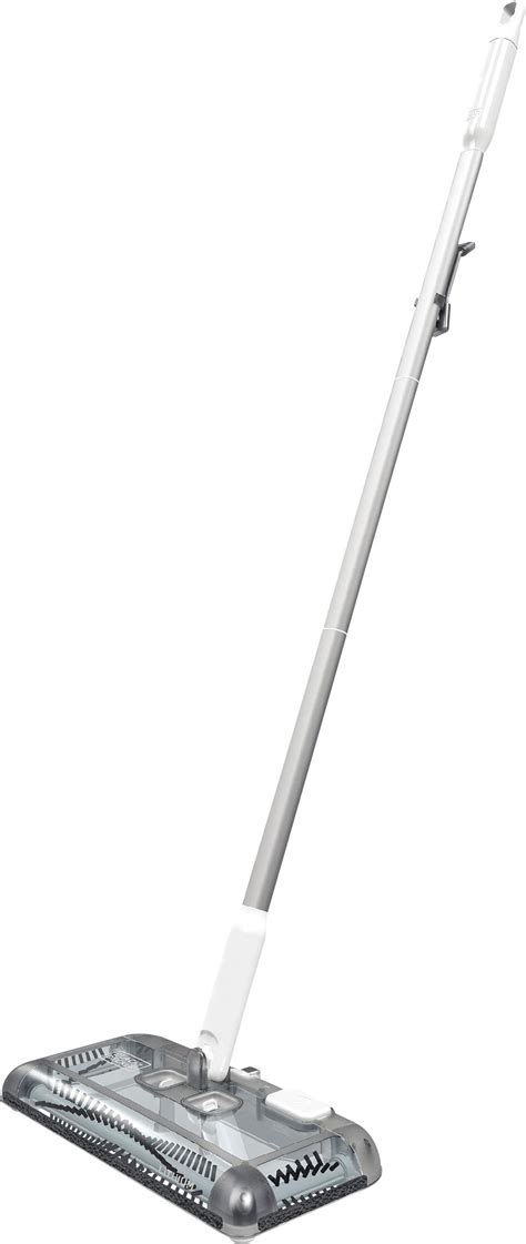 Best Buy: Black+Decker Powered Floor Sweeper Powder White HFS115J10