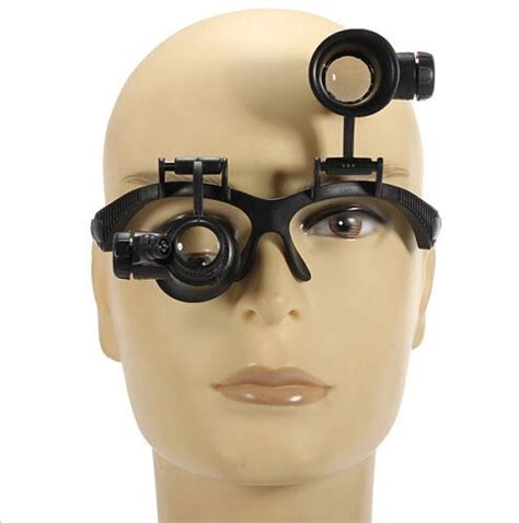 Shopee Magnifier 9892G 8 Lens 10X 15X 20X 25X Magnifying LED Light ...