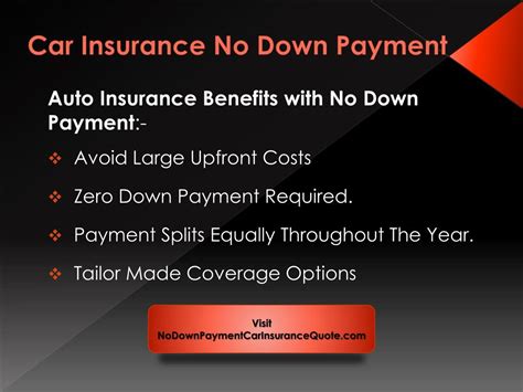 PPT - Cheap No Down Payment Auto Insurance PowerPoint Presentation ...