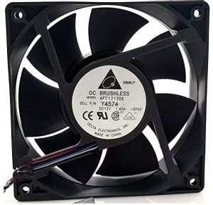 Electronic Spices Delta AFC1212DE 12V Fan 12V 1.60A 120MM PWM ...