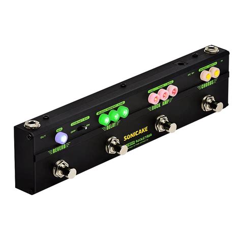 SONICAKE QCE-10 Multi Guitar Effect Strip Pedal Sonicbar Rockstage - 4 ...