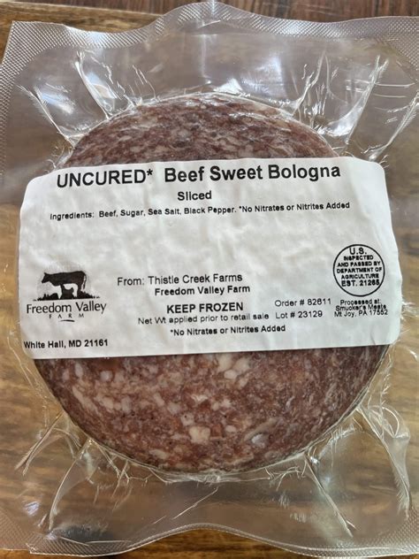 Grass Fed Beef Bologna - Freedom Valley Farm