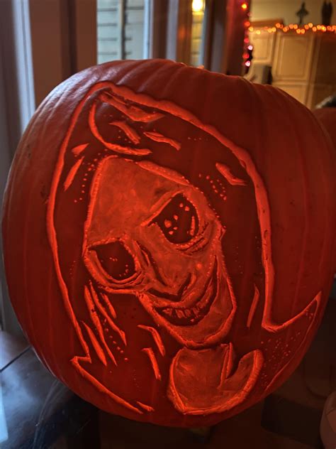 Coraline Pumpkin Pattern