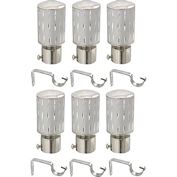 Buy A & Y Traders SS finial Stainless Steel End Cap with No Bracket ...