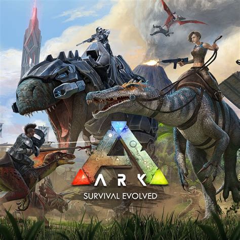 ARK: Survival Evolved (2017) PlayStation 4 box cover art - MobyGames