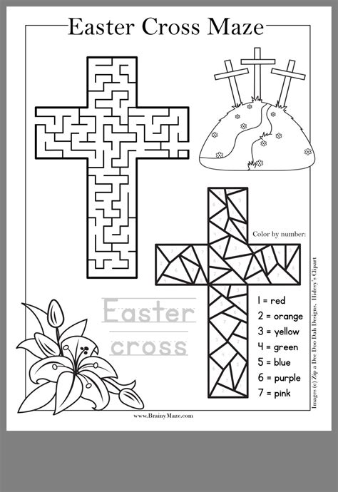 Christian Easter Worksheets