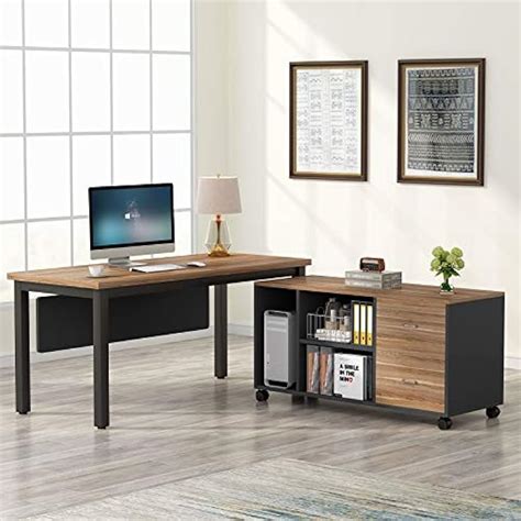 Tribesigns L-Shaped Computer Desk with Storage India | Ubuy