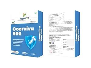 MEDIOX Coerciva 500 Tab Calcium Carbonate Vitamin D3 (30 tablets ...