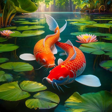 Ultra Realistic Koi Fish Painting
