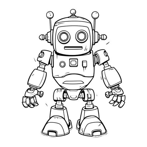 Image result for Robot Coloring Paper