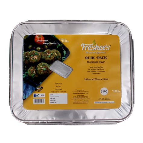 Buy Freshee Lid for 3200ml Disposable Aluminium Baking Tray Pack of 5 ...
