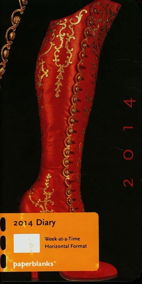 High Button Boot Slim Weekly Diary 2014 (Horizontal Format) : Amazon.in ...