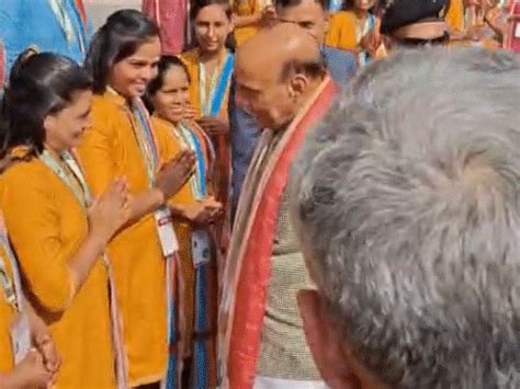 Union Defense Minister Rajnath Singh visits Valsad