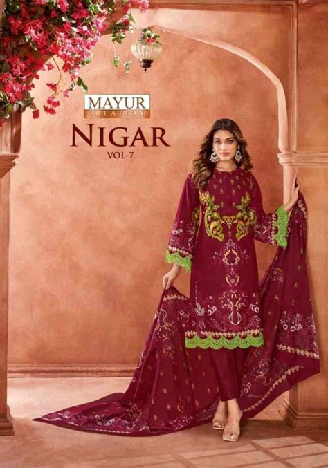 NIGAR VOL-7 BY MAYUR CREATION 7001 TO 7008 SERIES BEAUTIFUL FESTIVE ...