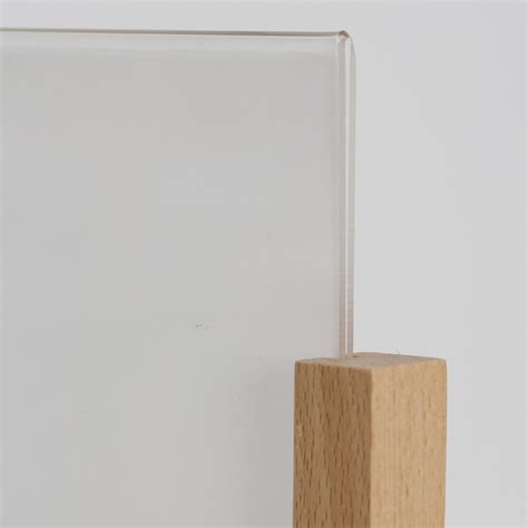 Buy M&T Displays Contemporary Desktop Menu Holder with Acrylic U Type ...