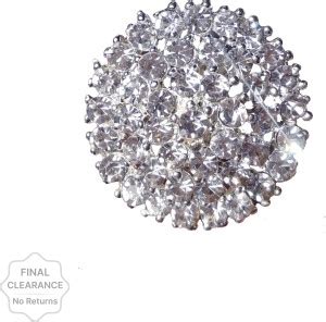 PINK HUB Metal Silver Plated Ring Price in India - Buy PINK HUB Metal ...