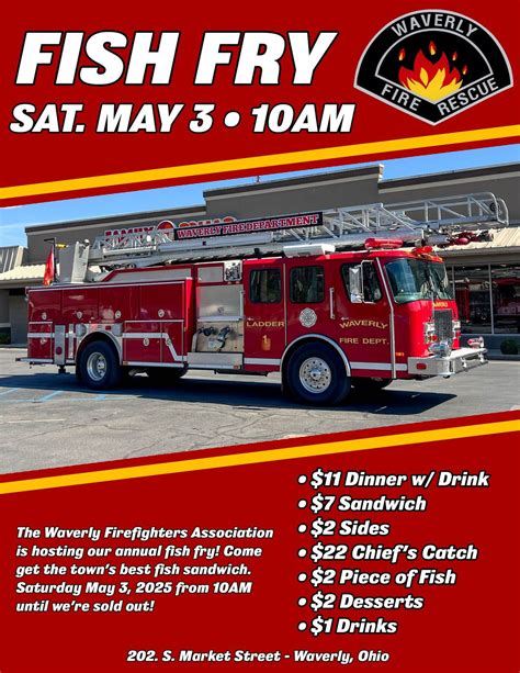 Waverly Firefighters Association Fish Fry, 202 South Market Street ...