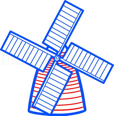 Image result for Draw Steps Windmill
