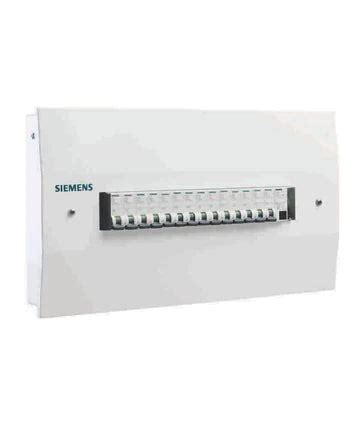 Siemens 8GB32101RC12 - MCB Distribution Board 12 Way SPN Single Door ...