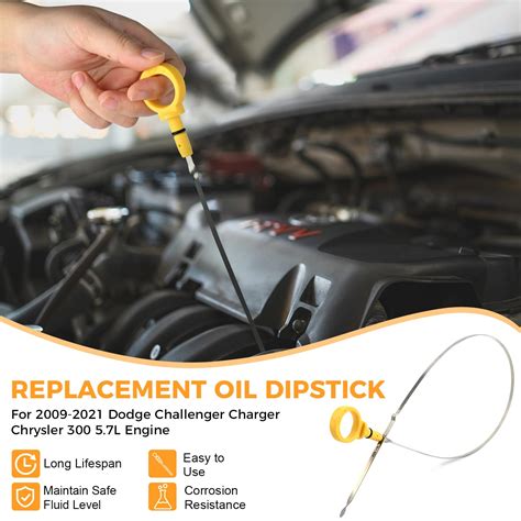Snapklik.com : Yinlowa Oil Dipstick 5.7 For 2009-2021 Dodge Challenger Charger Chrysler 300 5.7L ...